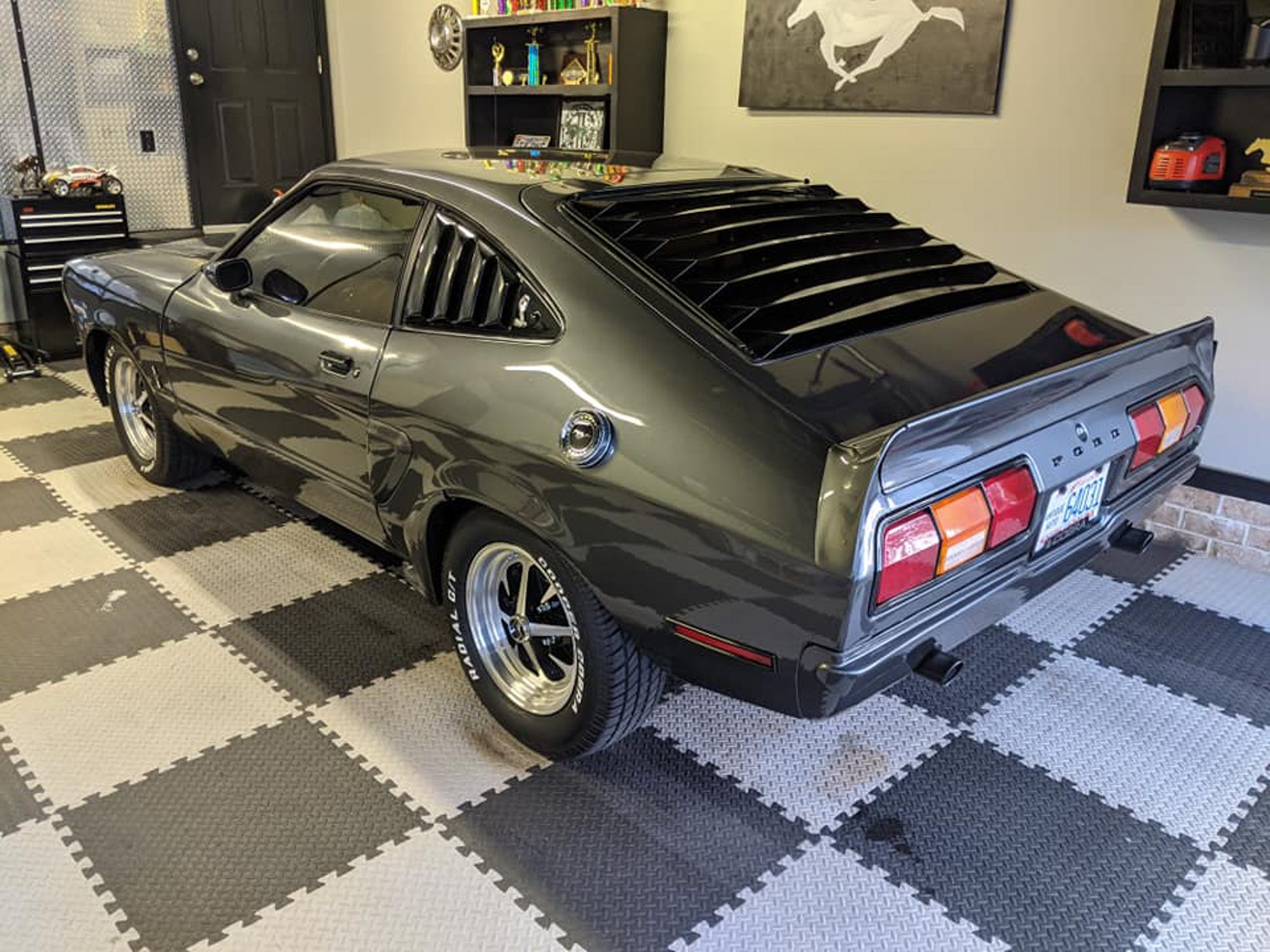 1974-1978 Mustang II Reproduction Aluminum Window Louver – Classic