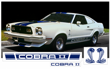 1975-77 Cobra II Complete Side Stripe Kit