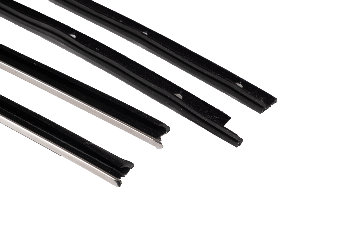 19741978 Window Beltline Weatherstrip Set Felt/chrome kit Classic