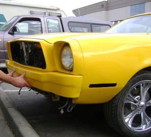 1974-1978 Mustang II Fiberglass Front Tucked Bumper