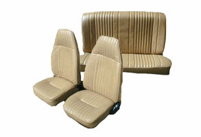 1979-82 Mustang Seat Upholstery Front & Rear Set Base Model Hatchback - Vinyl