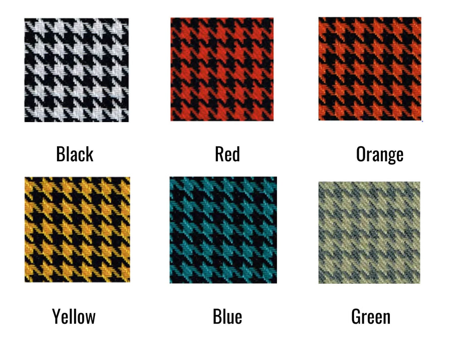 Houndstooth Seat Material