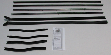 1967 Deluxe Coupe Window Weatherstrip kit - M224
