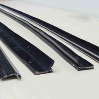 1974-1978 Window Beltline Weather-strip Set - 4pcs felt/chrome kit