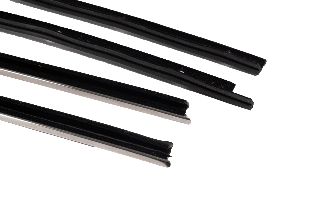 19741978 Window Beltline Weatherstrip Set Felt/chrome kit Classic
