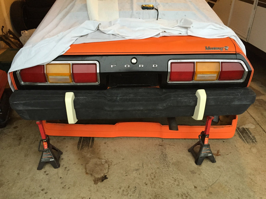 1974-1978 Mustang II Rear Bumperettes, re-production